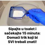 Sipajte u toalet i sačekajte 15 minuta: Domaći trik koji bi SVI trebali znati Sipajte u toalet i sačekajte 15 minuta: Domaći trik koji bi SVI trebali znati - featured image