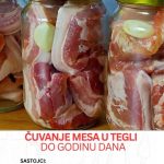 Čuvanje mesa u tegli do godinu dana – Bez frižidera i struje Čuvanje mesa u tegli do godinu dana – Bez frižidera i struje - featured image