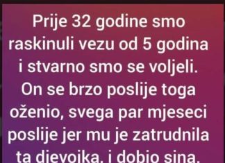 Prije 32 godine smo raskinuli vezu od 5 godina i stvarno smo se voljeli. On se brzo poslije toga oženio.. Prije 32 godine smo raskinuli vezu od 5 godina i stvarno smo se voljeli. On se brzo poslije toga oženio.. - featured image