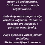 “Prije 2 mjeseca sam se rastao nakon 16 godina braka…” “Prije 2 mjeseca sam se rastao nakon 16 godina braka…” - featured image