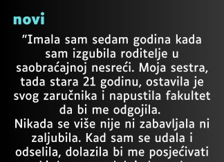 Imala sam sedam godina kada sam izgubila roditelje: Priča o sestrinskoj ljubavi, odgovornosti i novom početku Imala sam sedam godina kada sam izgubila roditelje: Priča o sestrinskoj ljubavi, odgovornosti i novom početku - featured image