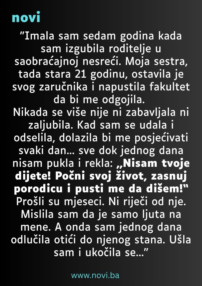 Imala sam sedam godina kada sam izgubila roditelje: Priča o sestrinskoj ljubavi, odgovornosti i novom početku - featured image