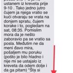 Moram priznati da moj suprug na posao odlazi oko 7 sati ujutro, dok ja inače ne ustajem iz kreveta do 9-10 sati. Moram priznati da moj suprug na posao odlazi oko 7 sati ujutro, dok ja inače ne ustajem iz kreveta do 9-10 sati. - featured image