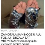 ZAMOTALA SAM NOGE U ALU FOLIJU I DRŽALA SAT VREMENA: REZULTAT JE FENOMENALAN- Evo šta se desilo! ZAMOTALA SAM NOGE U ALU FOLIJU I DRŽALA SAT VREMENA: REZULTAT JE FENOMENALAN- Evo šta se desilo! - featured image