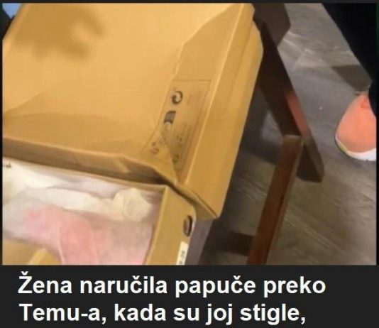 Žena naručila papuče preko Temu-a, kada su joj stigle, umelo nije doživela šlog! Prevrnula se na glavu kada je… Žena naručila papuče preko Temu-a, kada su joj stigle, umelo nije doživela šlog! Prevrnula se na glavu kada je… - featured image