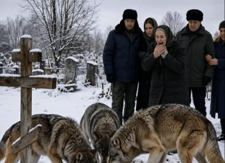 Prilikom sprovoda sedmogodišnjeg dječaka vukovi su se pojavili niotkuda i počeli kopati svjež grob. Prisutni su panično pokušali otjerati životinje, sve dok dječakov otac iznenada nije naredio da se grob odmah iskopa. 😱 I onda… Prilikom sprovoda sedmogodišnjeg dječaka vukovi su se pojavili niotkuda i počeli kopati svjež grob. Prisutni su panično pokušali otjerati životinje, sve dok dječakov otac iznenada nije naredio da se grob odmah iskopa. 😱 I onda… - featured image