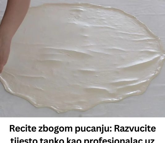 Recite zbogom pucanju: Razvucite tijesto tanko kao profesionalac uz ovaj jednostavan trik Recite zbogom pucanju: Razvucite tijesto tanko kao profesionalac uz ovaj jednostavan trik - content image
