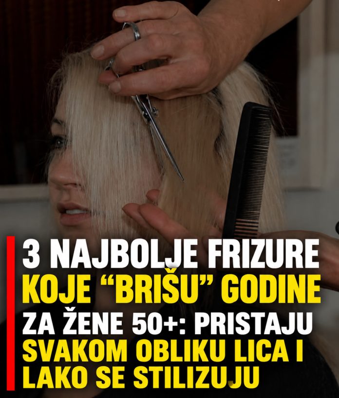 Tri frizure koje ženama nakon pedesete mogu dati svježiji izgled i lakše održavanje - featured image