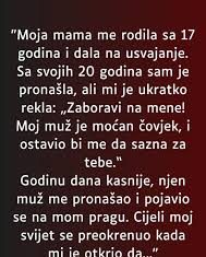 “Moja mama me rodila sa 17 godina…” “Moja mama me rodila sa 17 godina…” - featured image