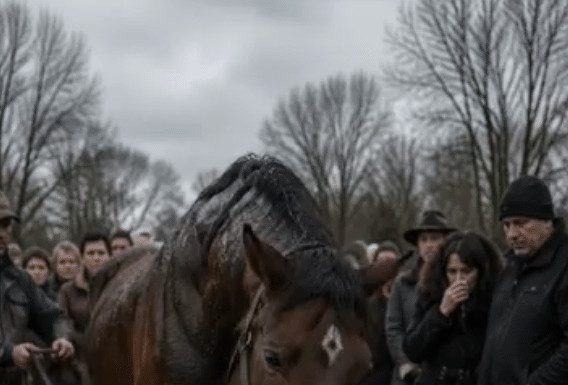 😱 Tijekom sprovoda 60-godišnjeg farmera njegov se vjerni konj iznenada otrgnuo s farme, ujurio na groblje i počeo snažno udarati kopitima po lijesu. Nekoliko muškaraca pokušalo je odvući životinju, ali činilo se kao da konj zna nešto što ljudi ne znaju. 😱 Tijekom sprovoda 60-godišnjeg farmera njegov se vjerni konj iznenada otrgnuo s farme, ujurio na groblje i počeo snažno udarati kopitima po lijesu. Nekoliko muškaraca pokušalo je odvući životinju, ali činilo se kao da konj zna nešto što ljudi ne znaju. - featured image